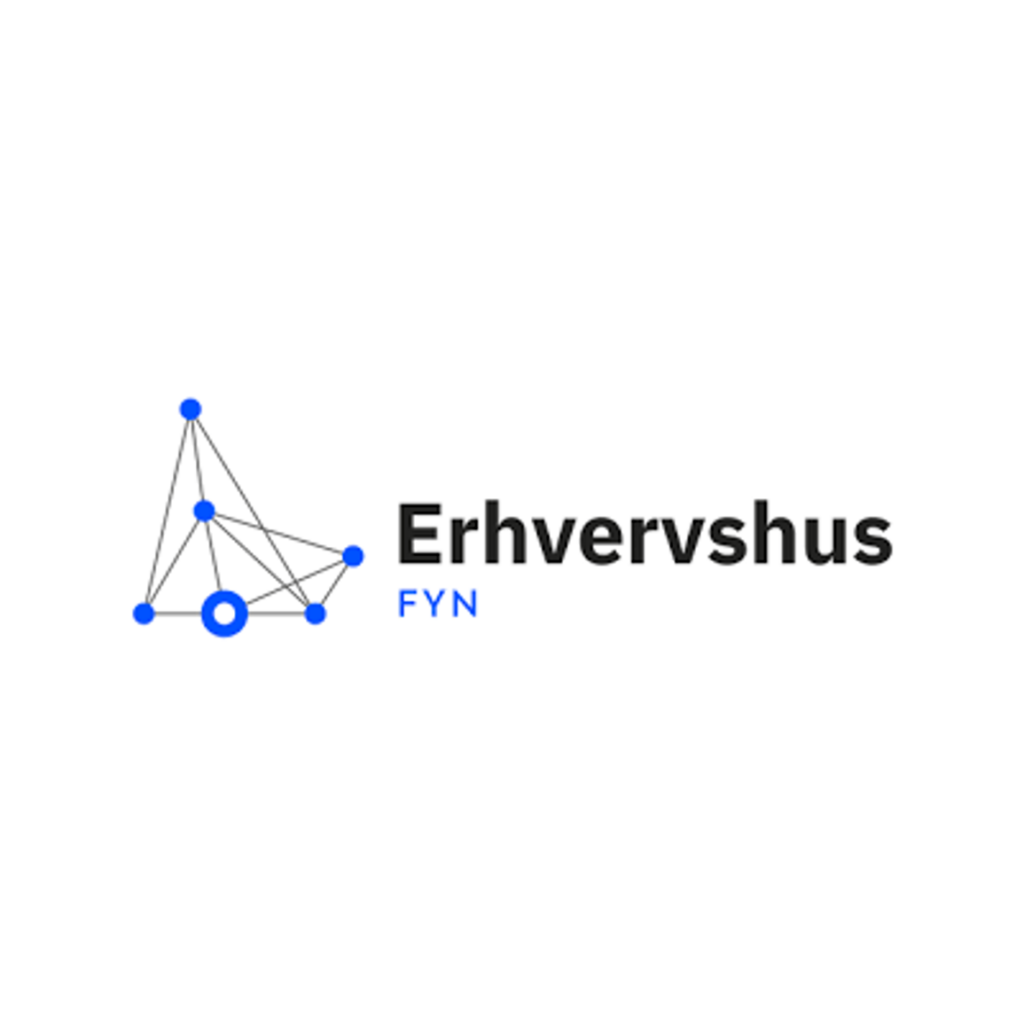 A Logo in a white circle